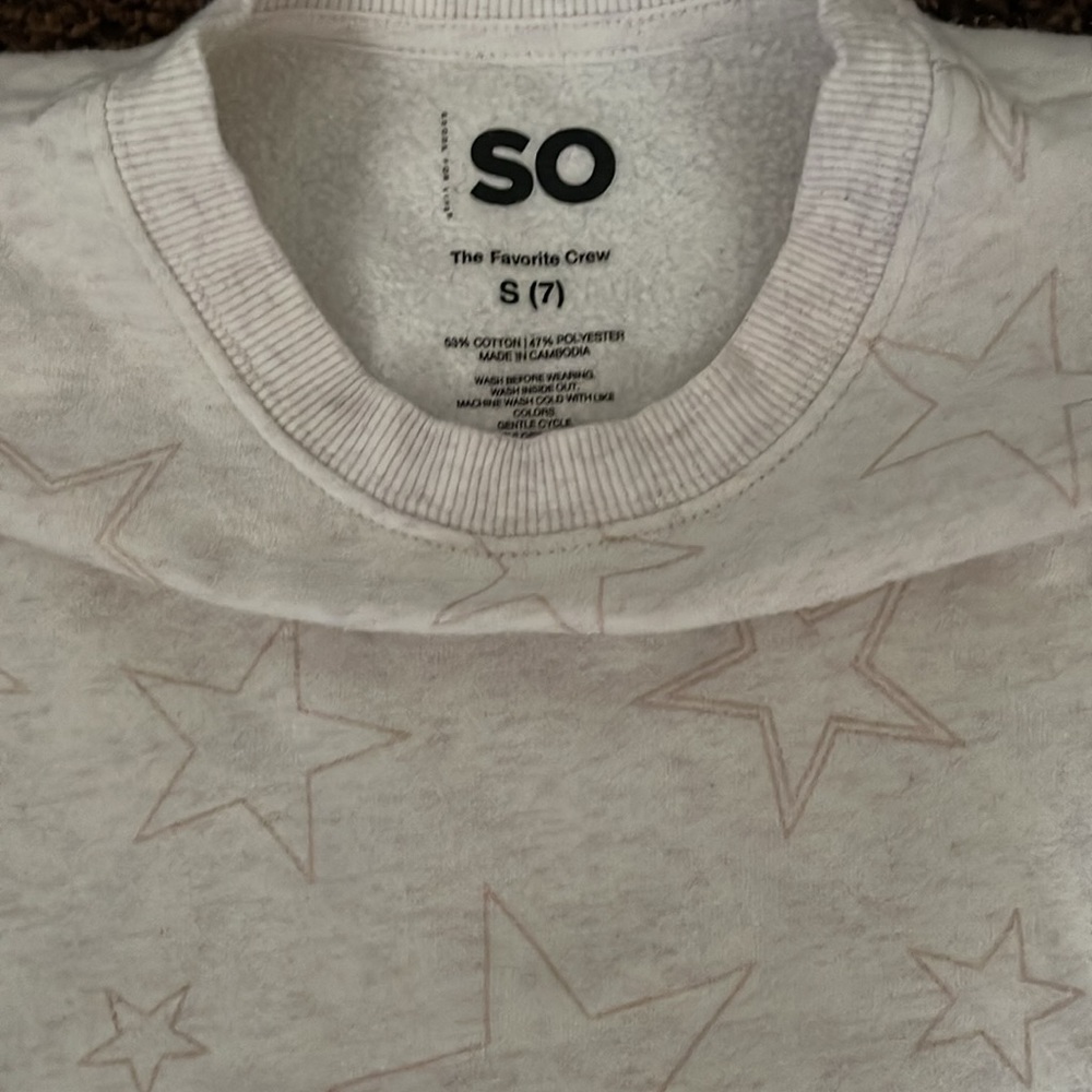 Star Patterned Sweatshirt - Picture 2 of 4
